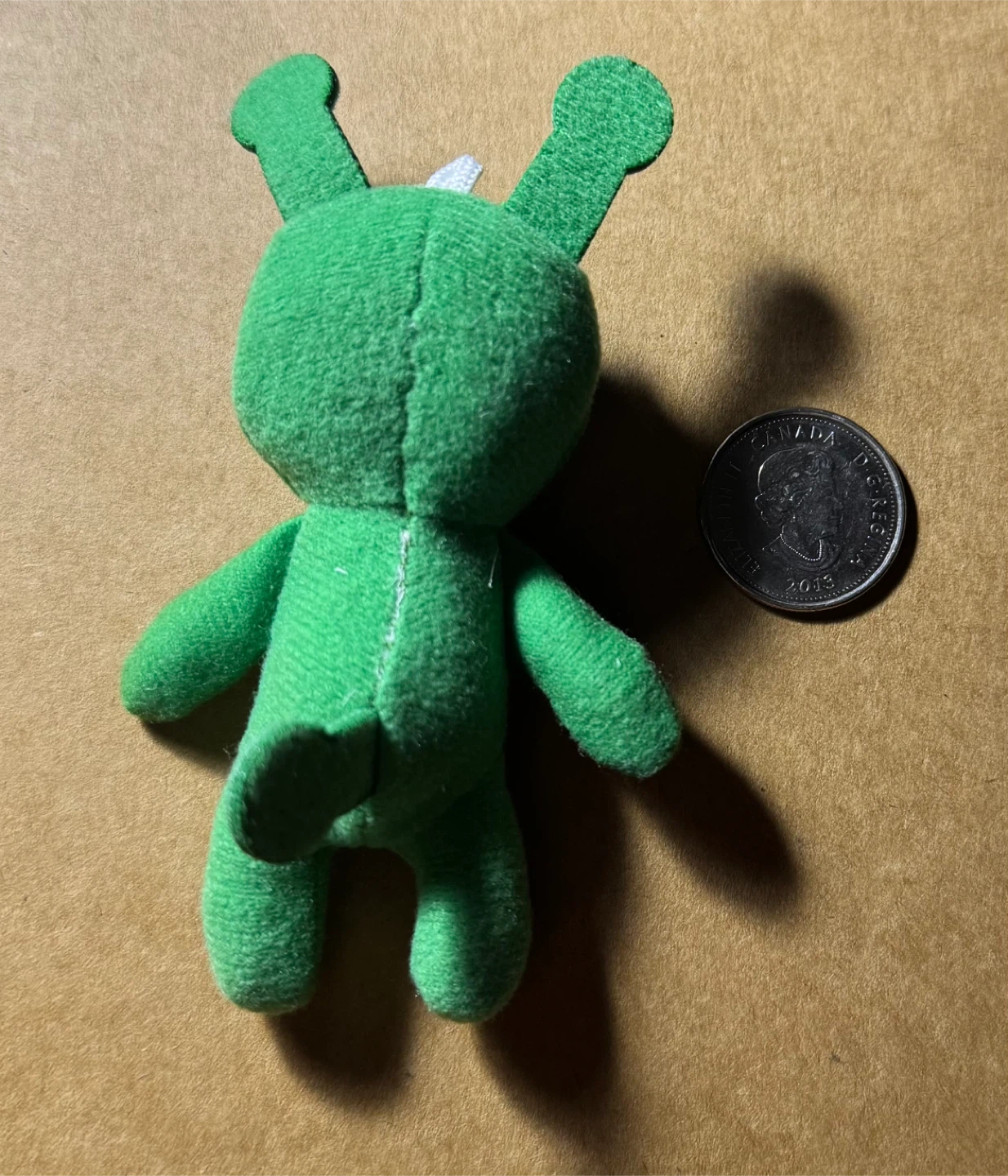 Mini Green Plush Alien Toy - photo 2