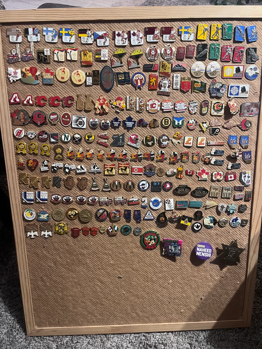 Assorted Pin Collection 1988 Winter Olympics, NHL and more! OBO