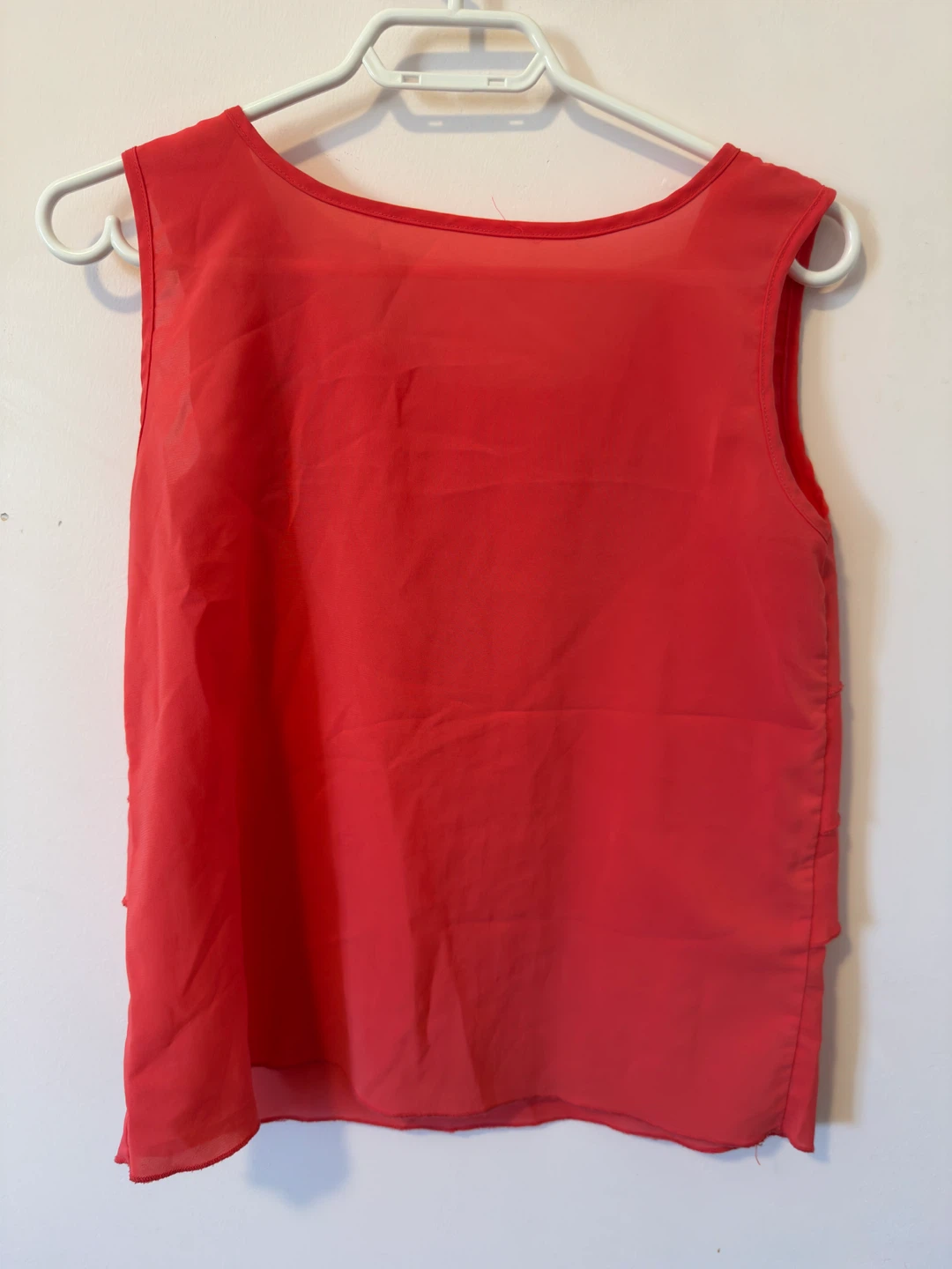 Coral Ruffle Tank Top - photo 4