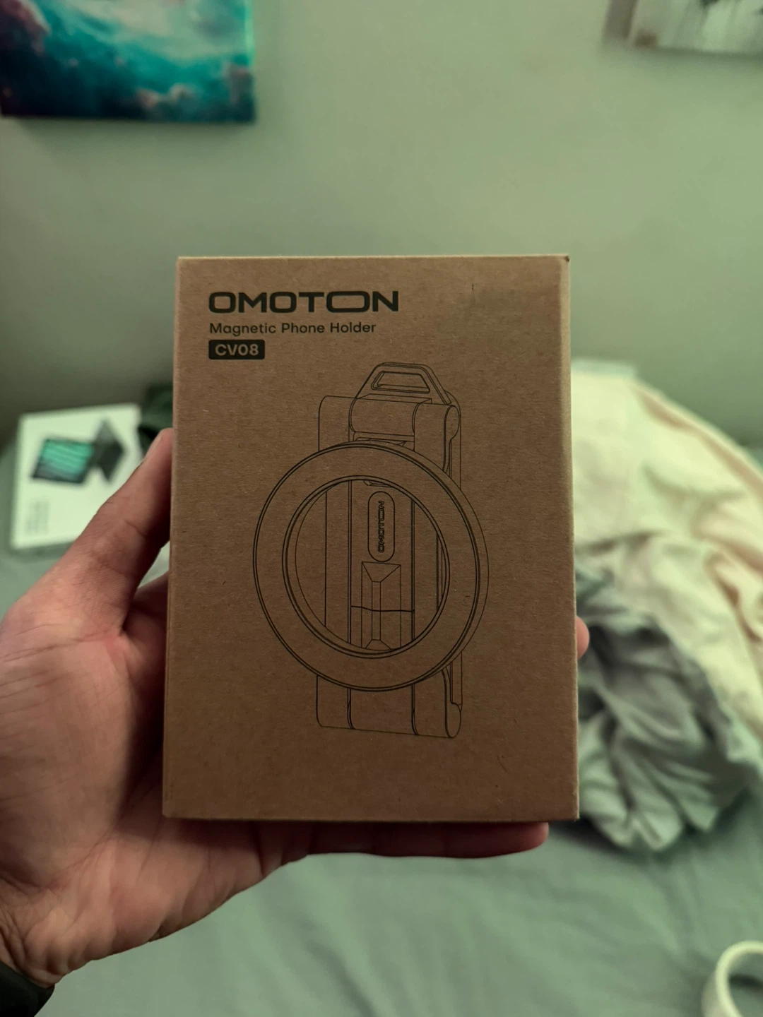 OMOTON CV08 Magnetic Golf Cart Phone Holder