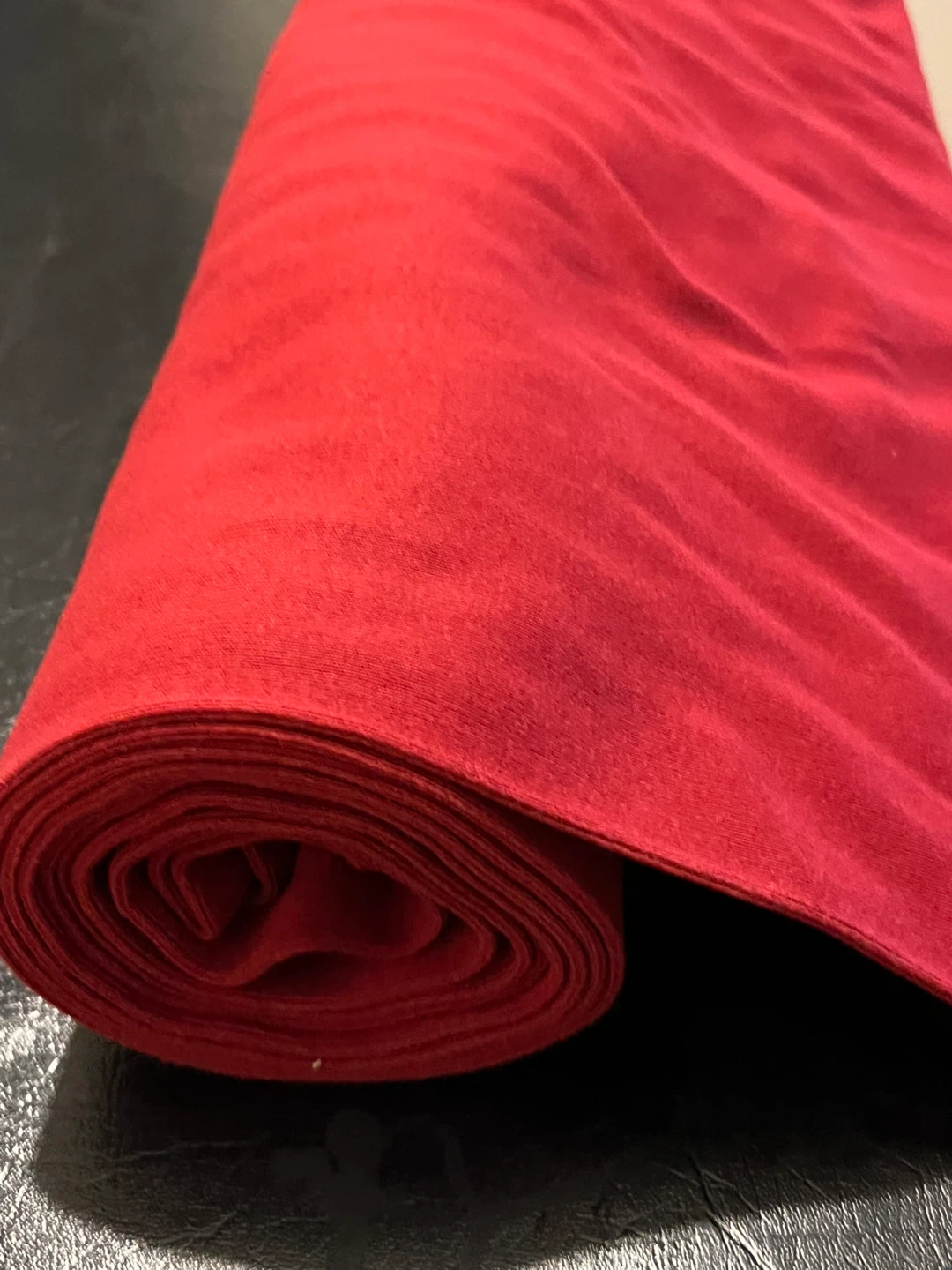 $10 Red Fabric Roll ribbed cotton stretch thick