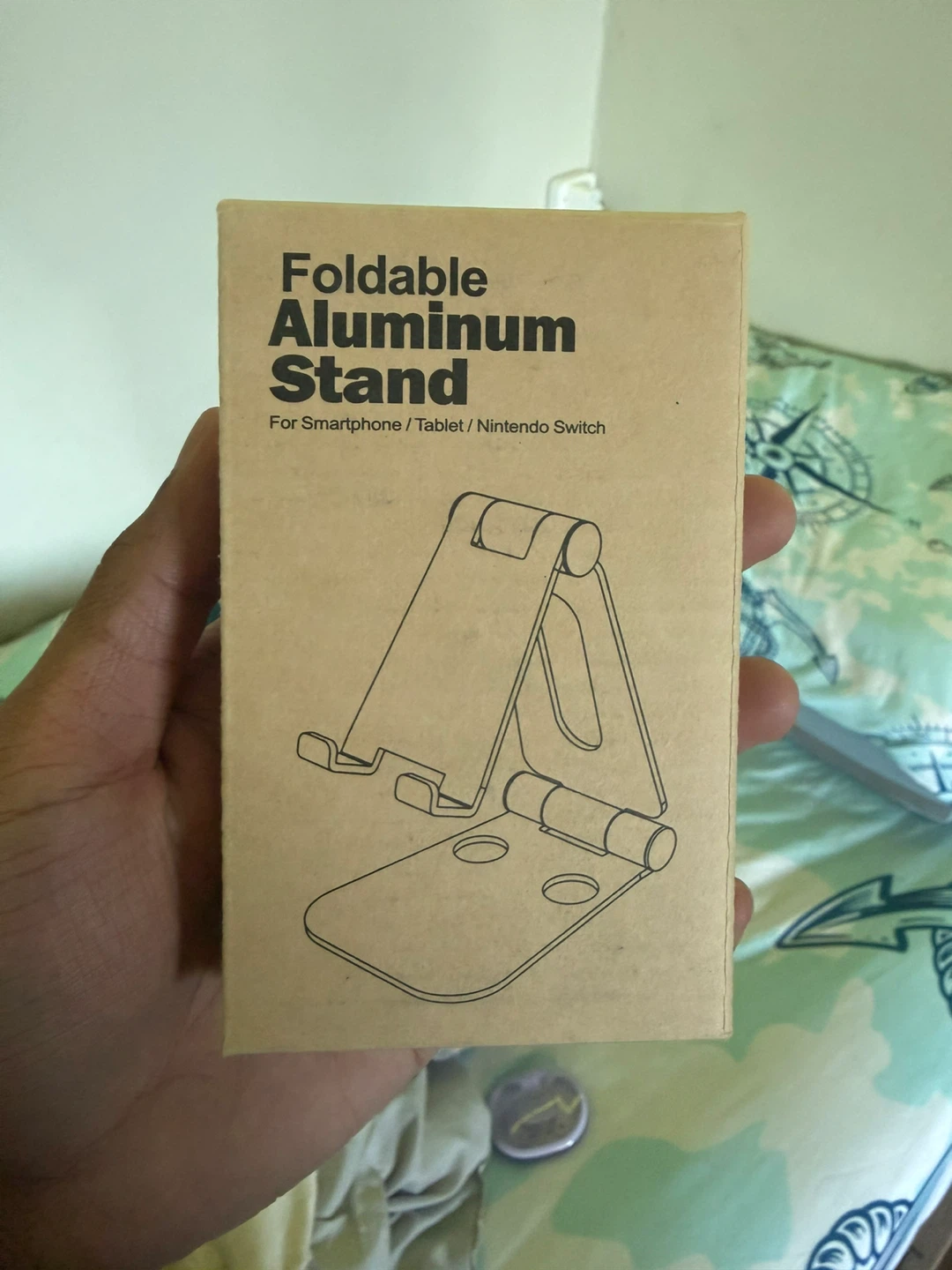 Foldable Aluminum Stand for Smartphone/Tablet/Nintendo Switch