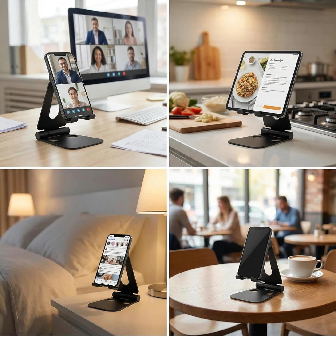 Foldable Aluminum Stand for Smartphone/Tablet/Nintendo Switch - photo 3