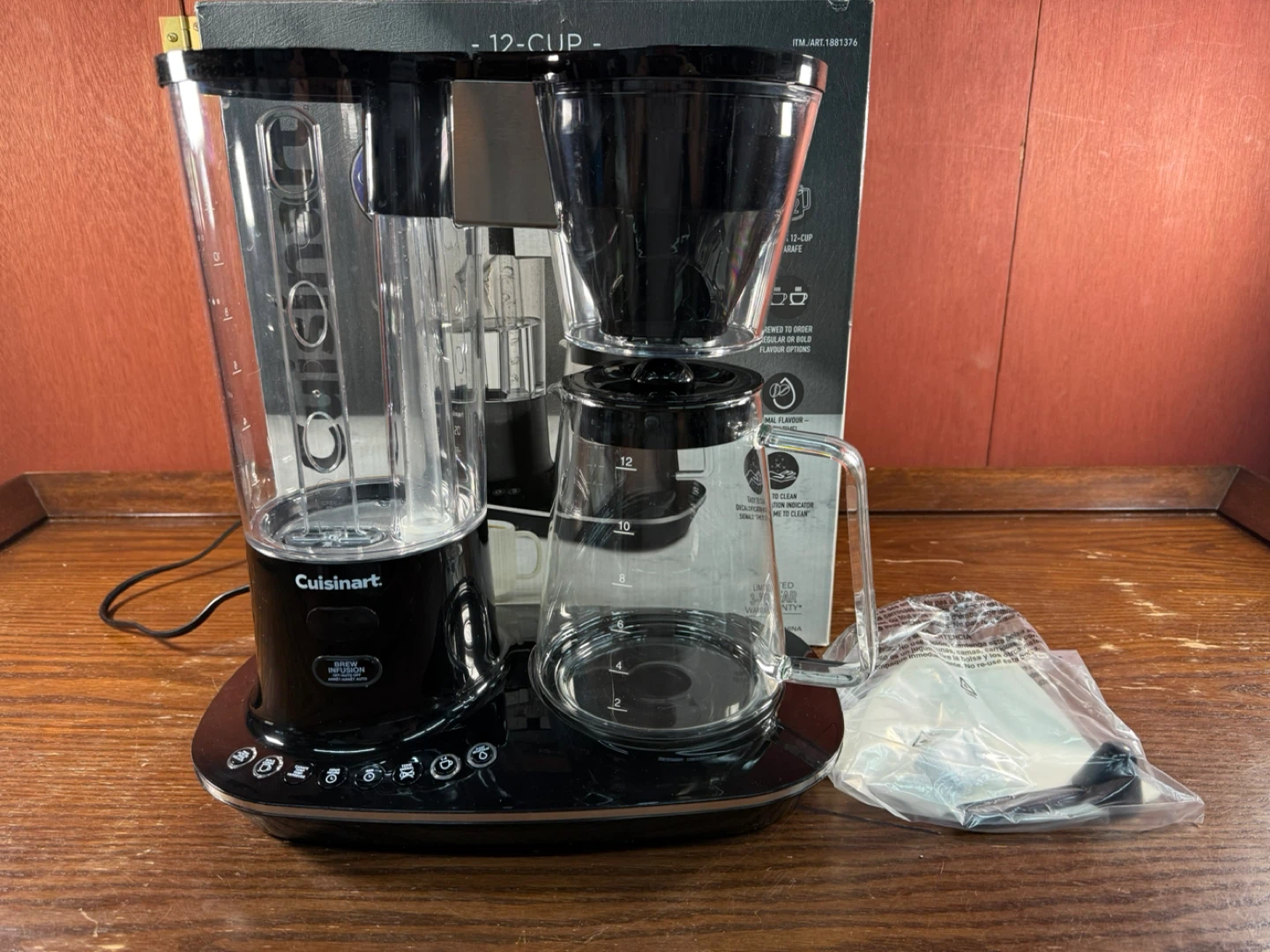 Cuisinart 12-Cup Programmable Coffeemaker DCC-8000PC - photo 3