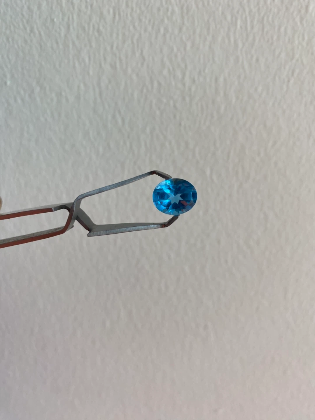 Blue Topaz Gemstone - 5.48 ct - Oval Cut - photo 5