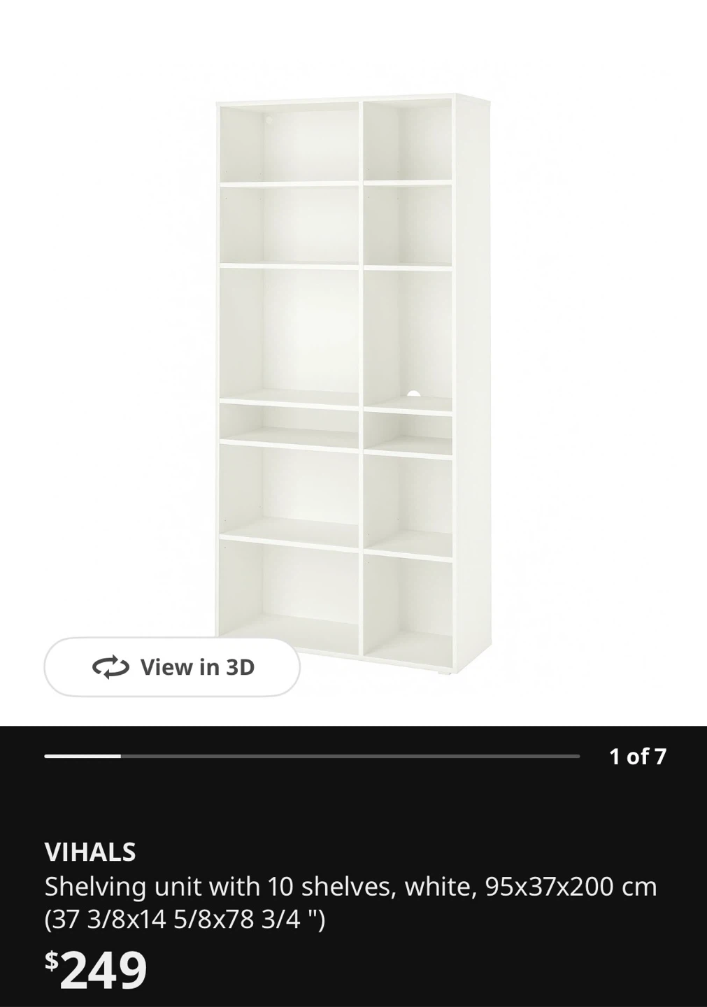 IKEA VIHALS Shelving Unit