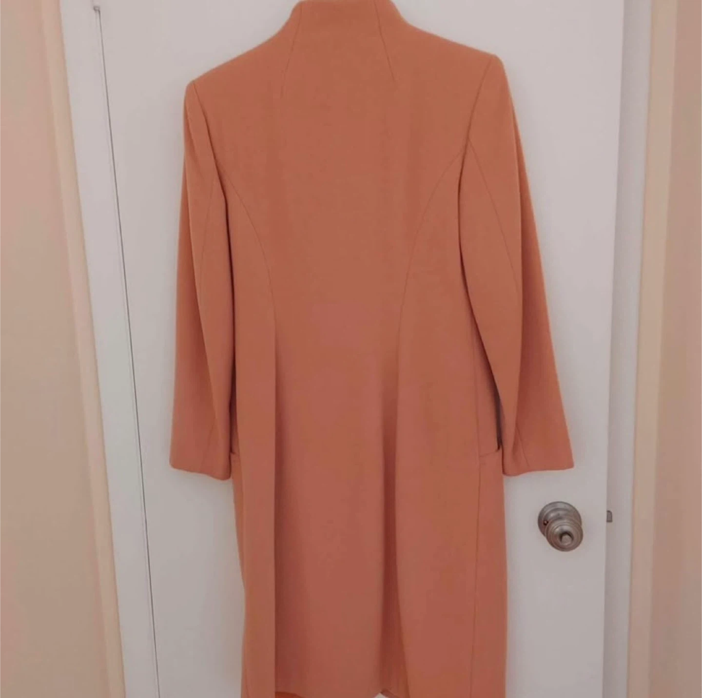 Peach Button-Up Coat - photo 3