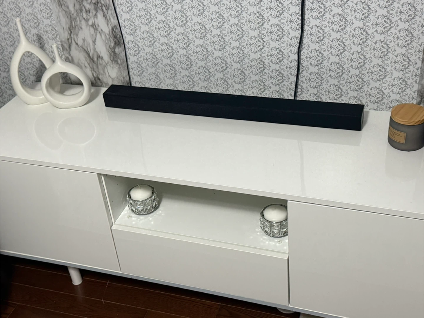 White Entertainment Unit - photo 3