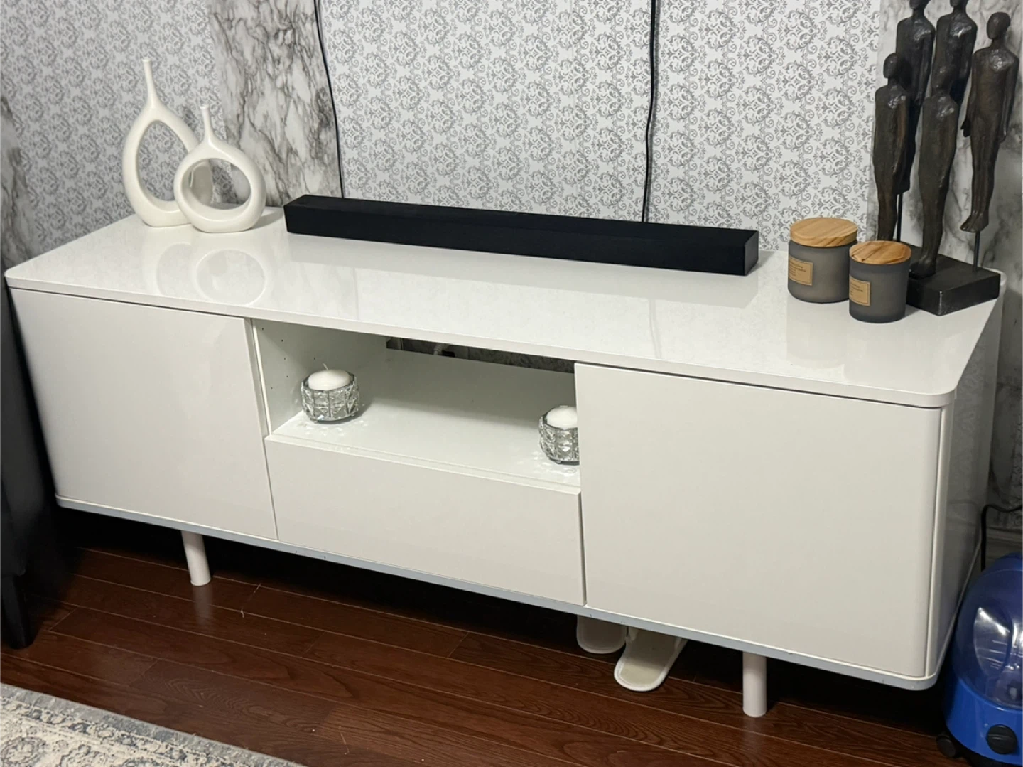 White Entertainment Unit
