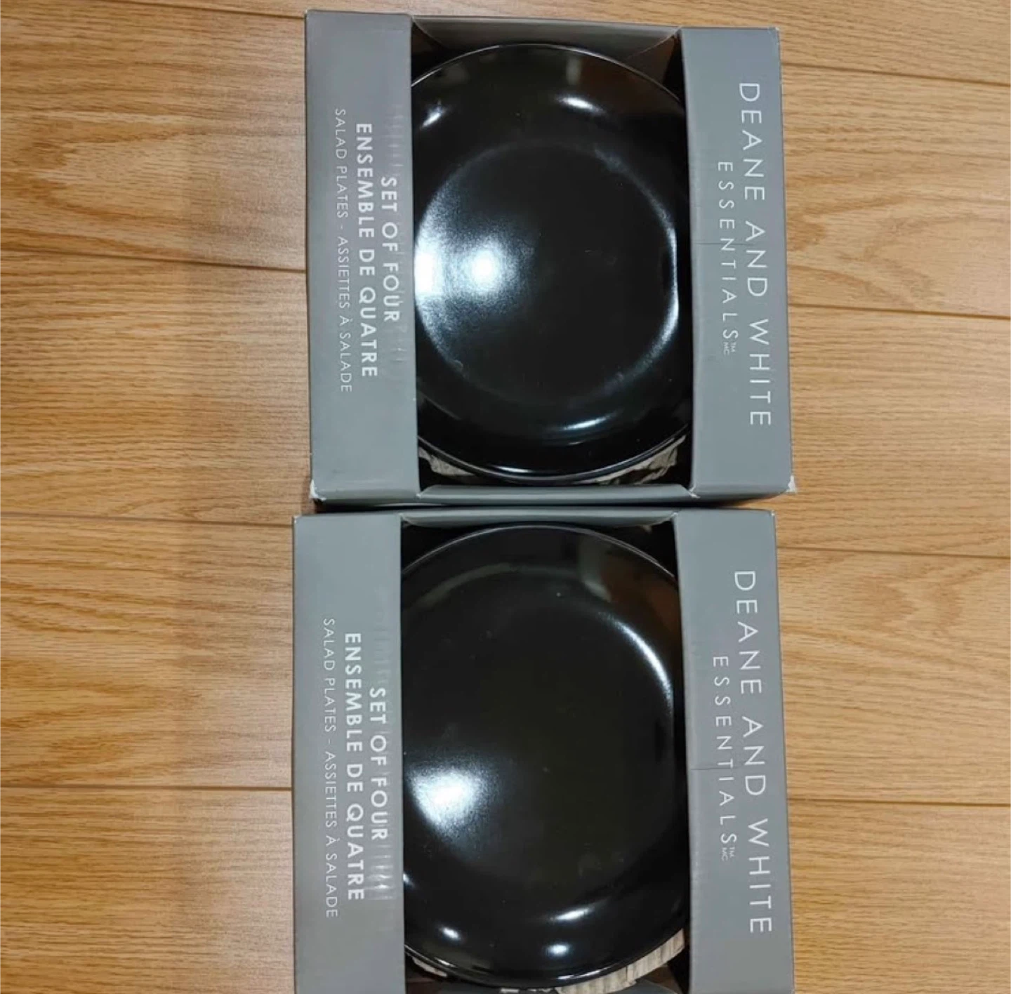 New black salad plates