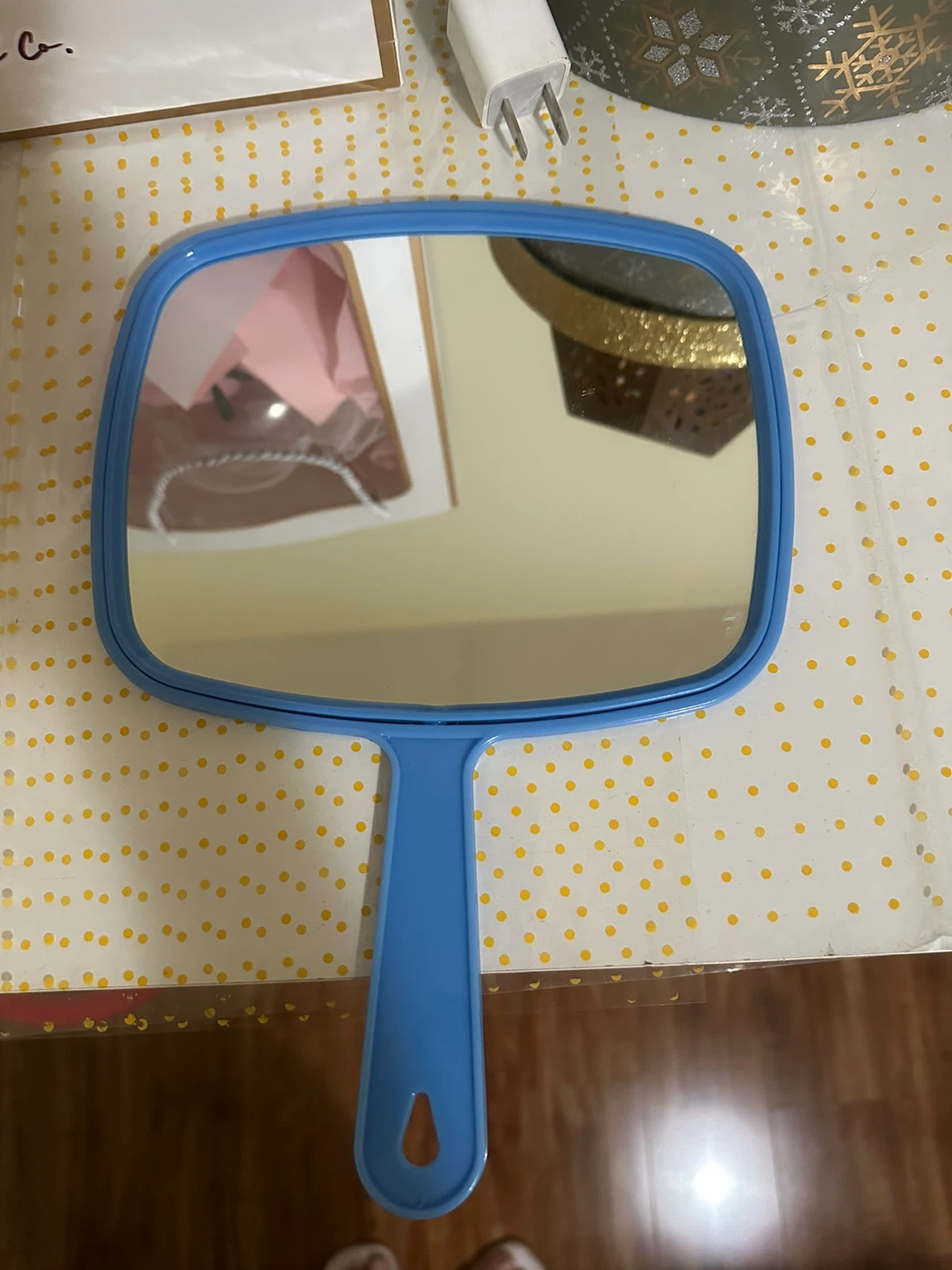 Light Blue Handheld Mirror - photo 2