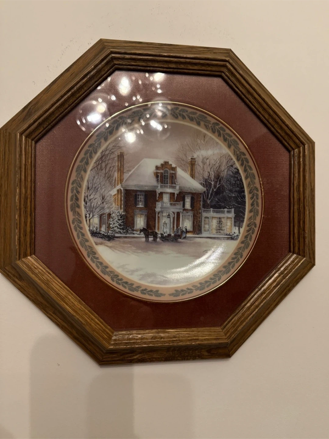 Trisha Romance "Winter Fantasy" Decorative Plate
