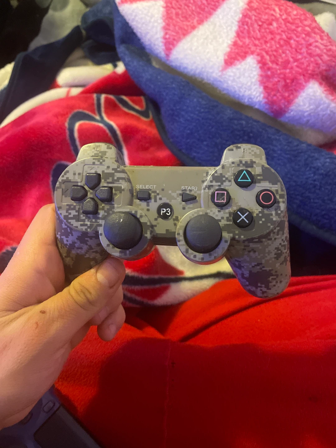 PS4 slightly damaged controller, ps3 controller - photo 3