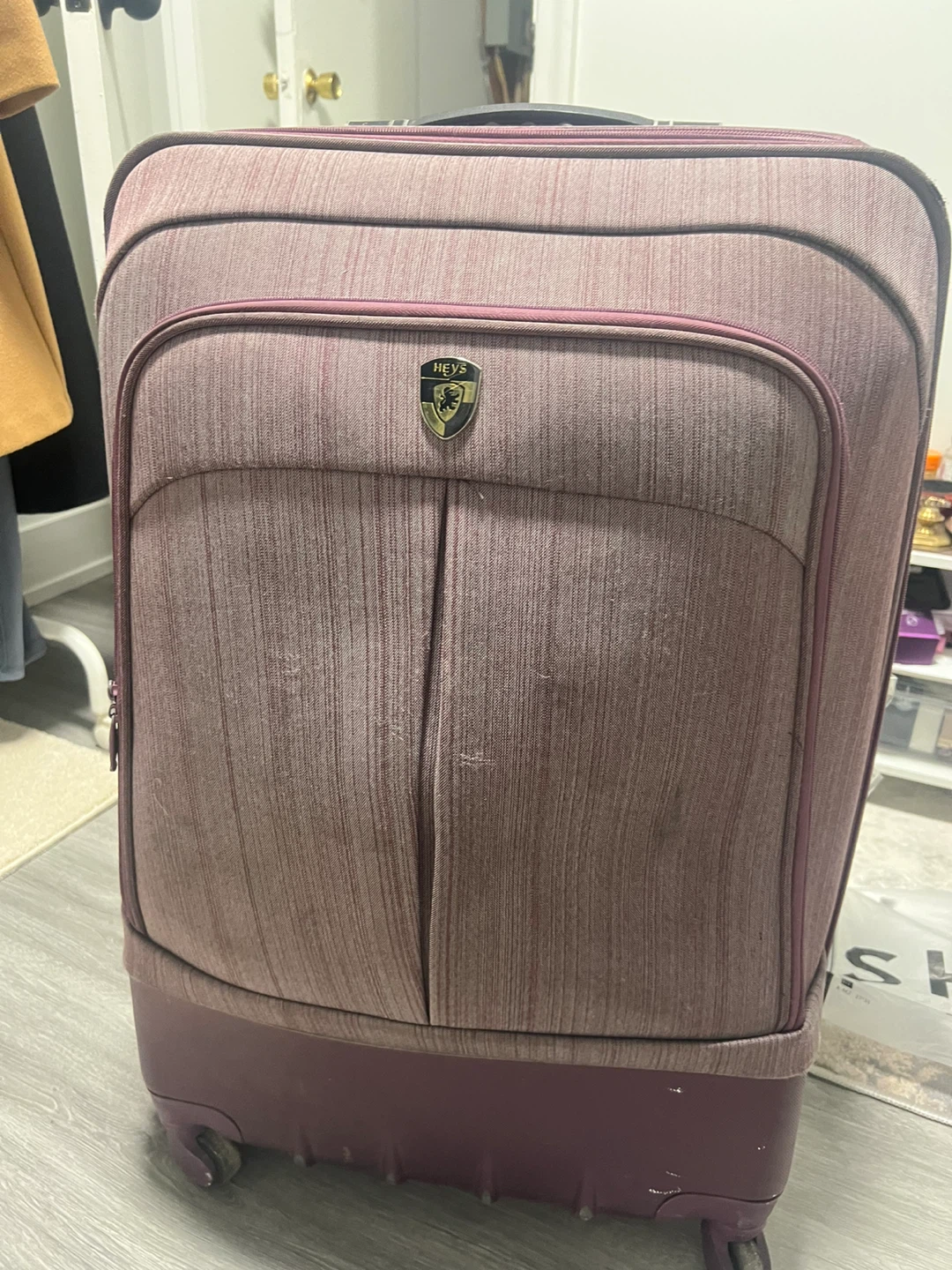 Heys Large Hardside Luggage - Burgundy