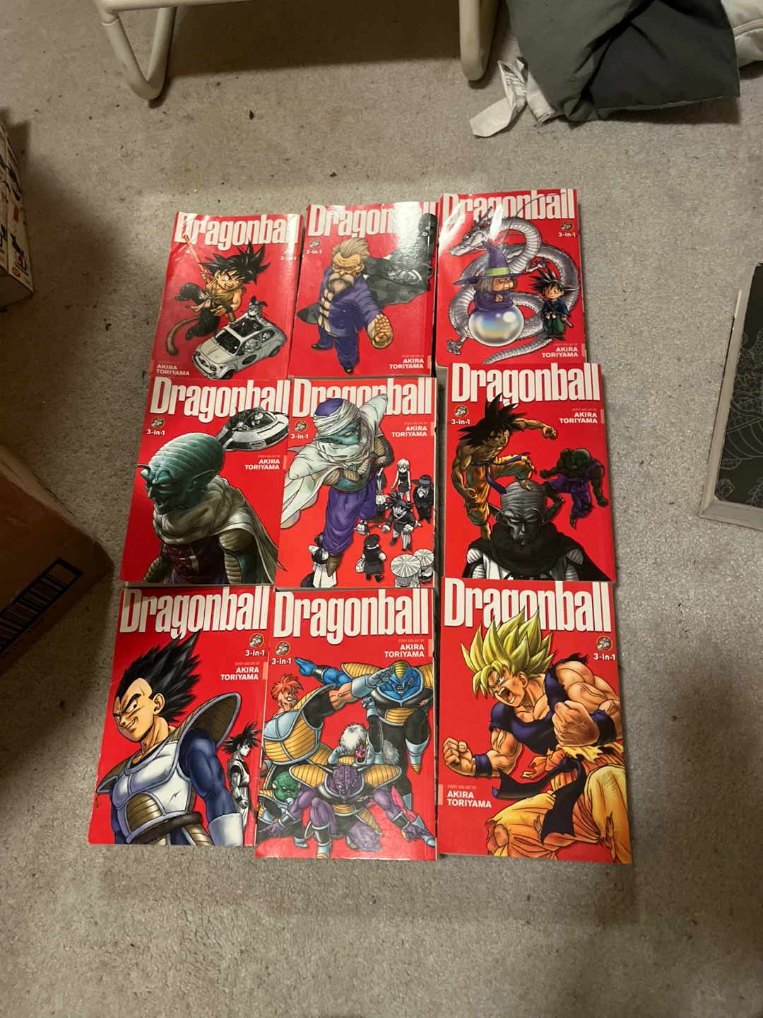 Dragonball 3-in-1 Manga Vol #1-27 (set)