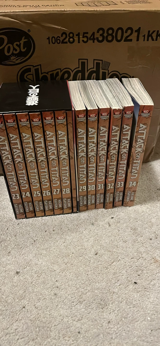 Attack on Titan Manga Volumes 23-34