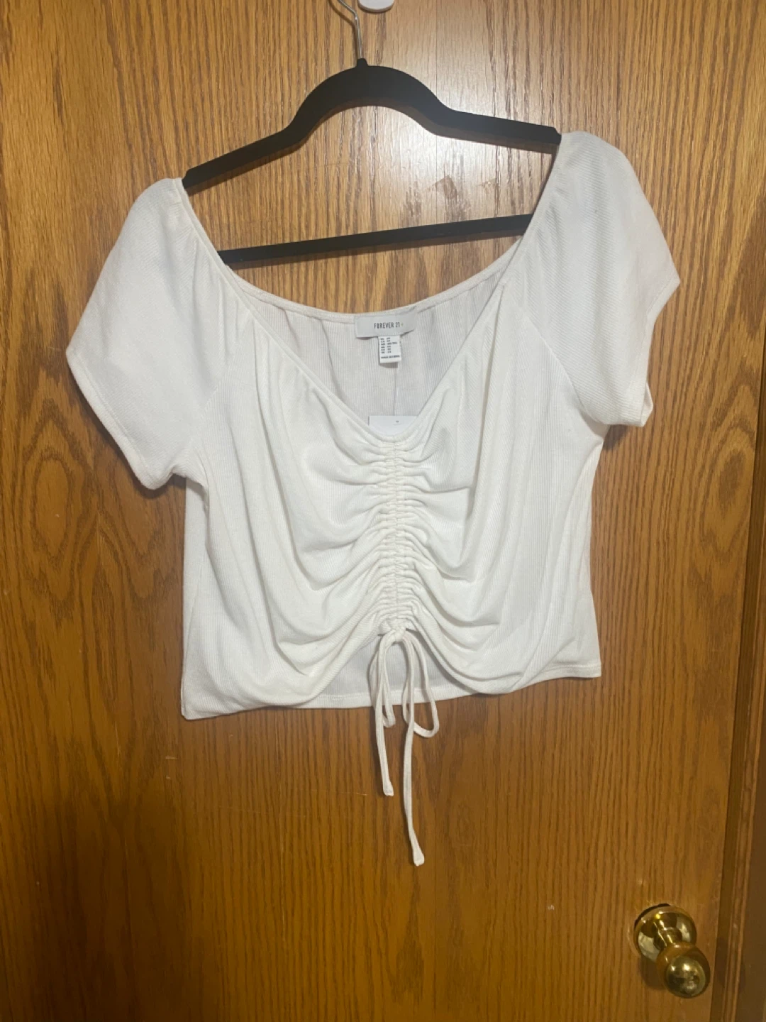 Plus Size Ruched Crop