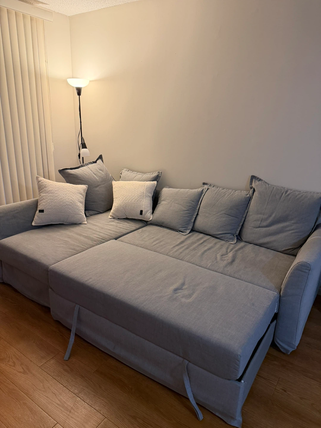 Grey Sectional Sofa with Storage - photo 2