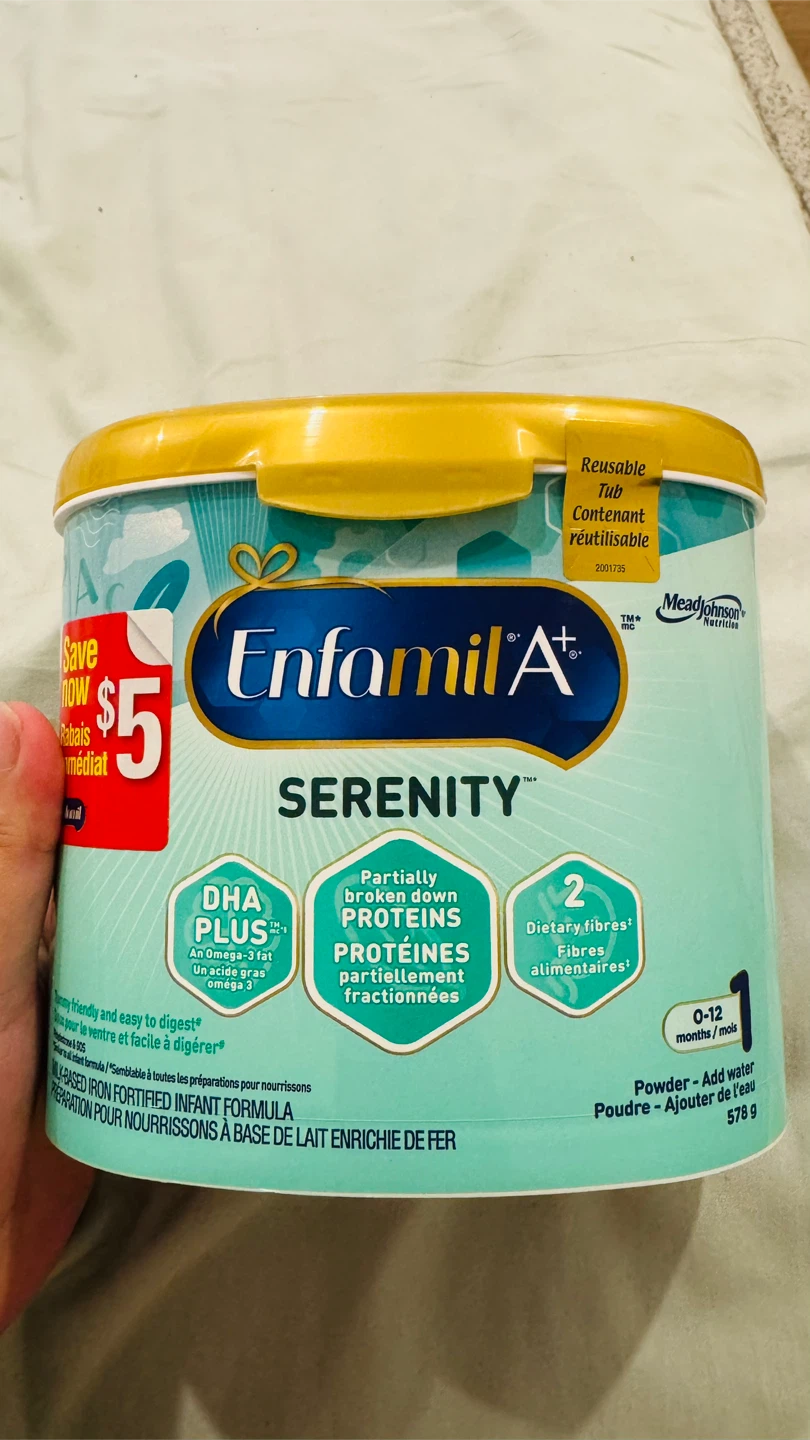 Enfamil A+ Serenity Infant Formula Powder, 578g