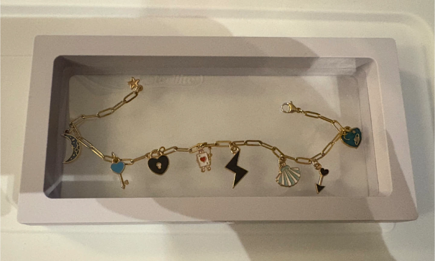 Gold Charm Bracelet