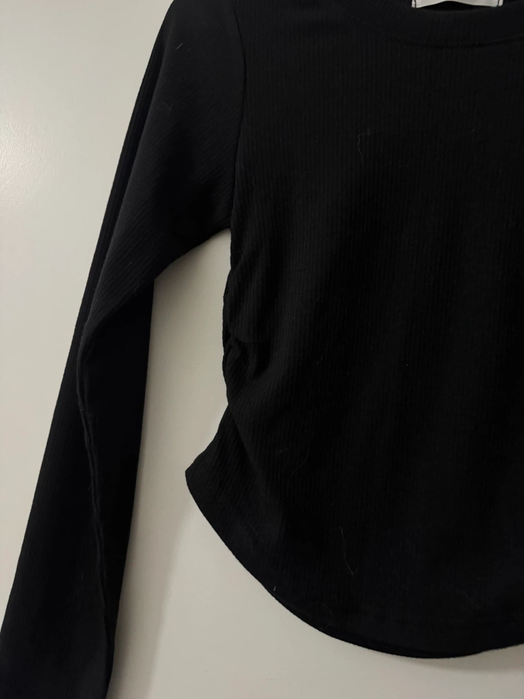 Friday Night Black Long Sleeve Top - photo 2