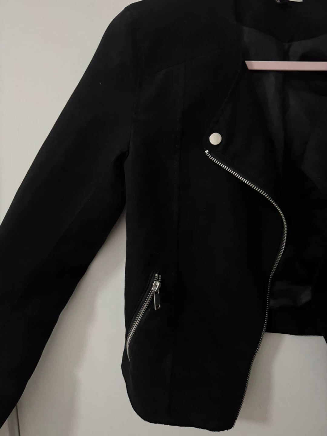 Black H&M suede Jacket - photo 3