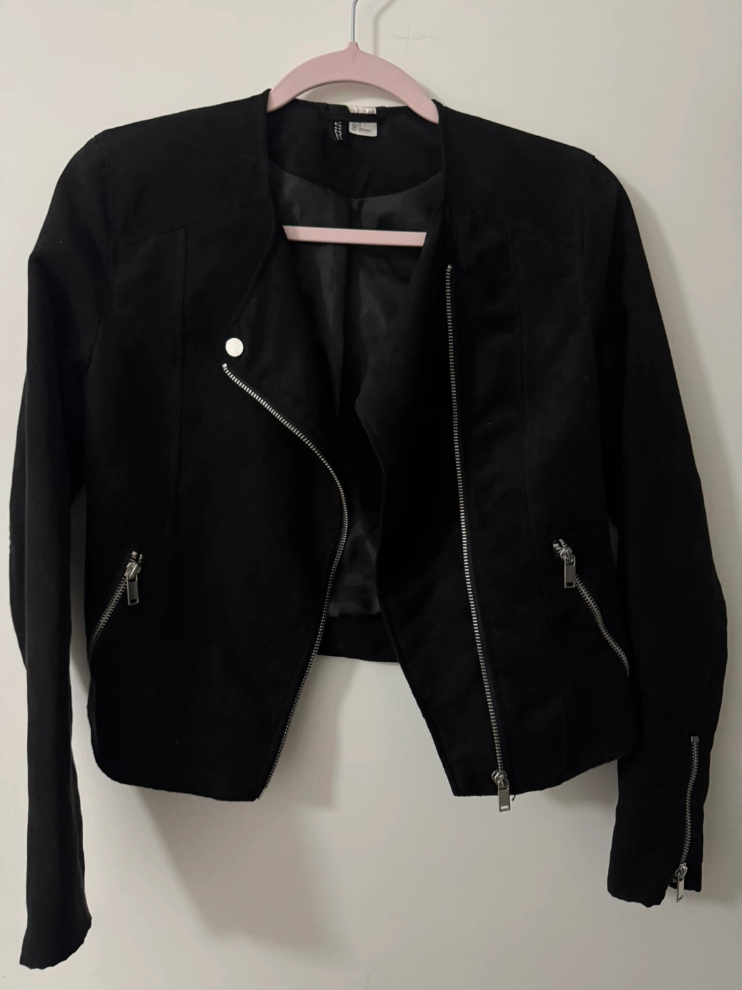 Black H&M suede Jacket
