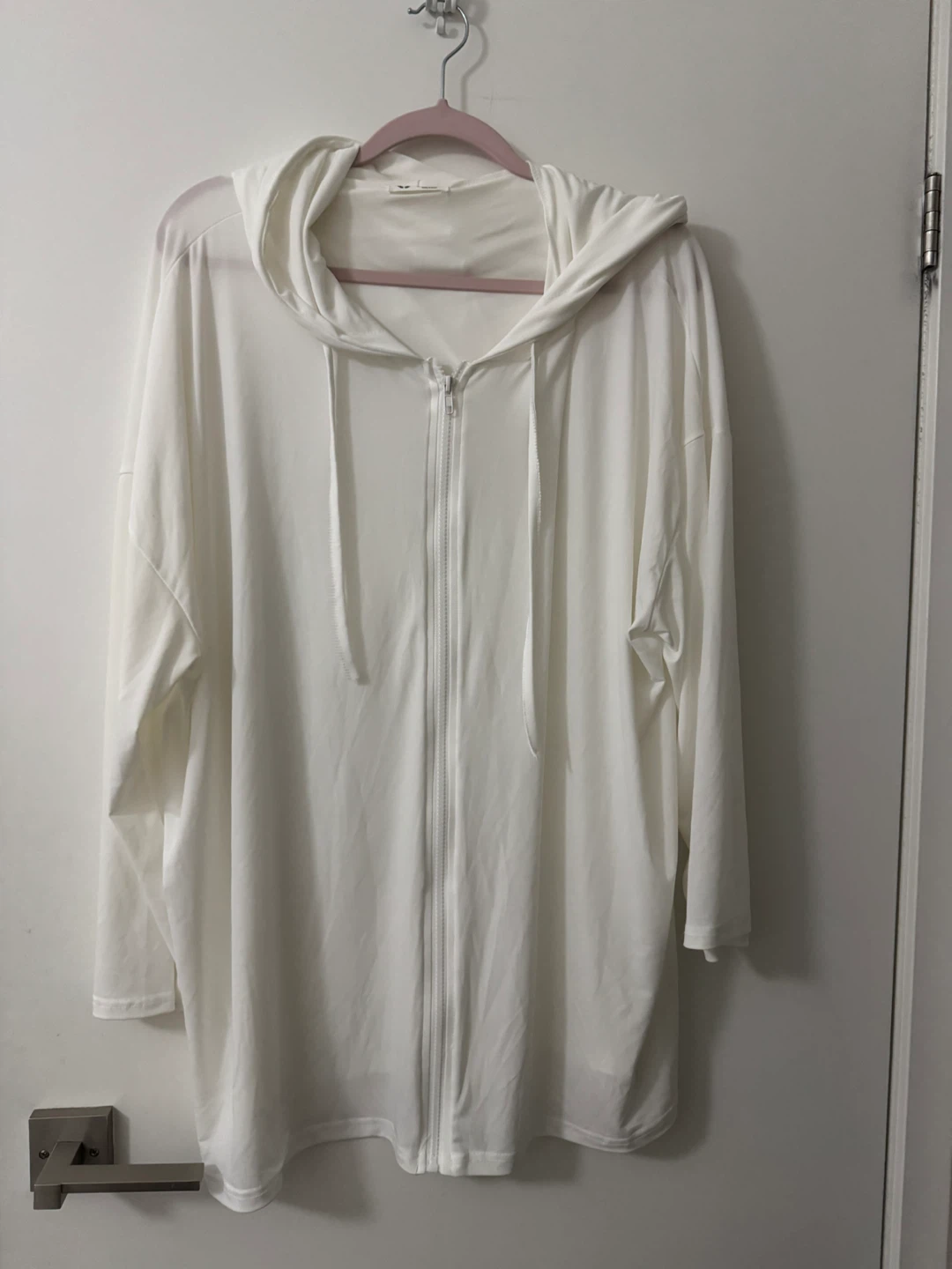 Off-White Zip-Up Hoodie