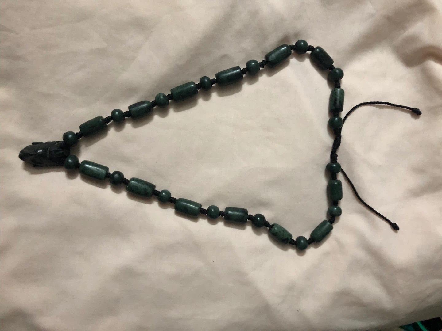 Jade  Pendant Necklace from mexico - photo 2