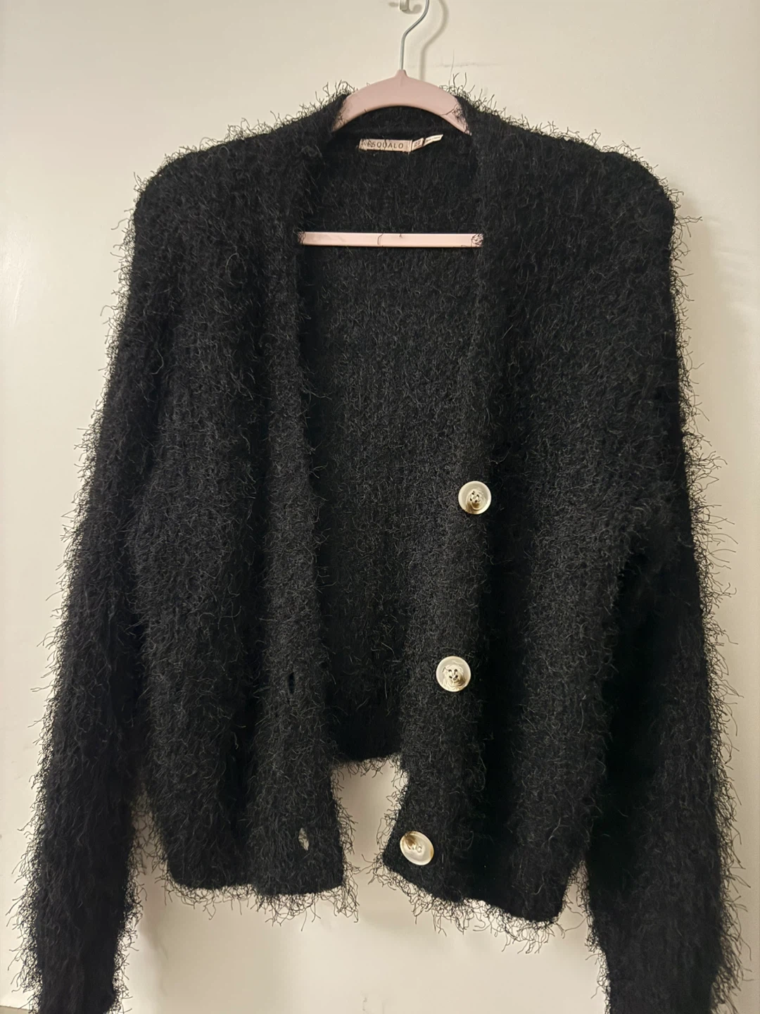 Black Fuzzy Cardigan - photo 3