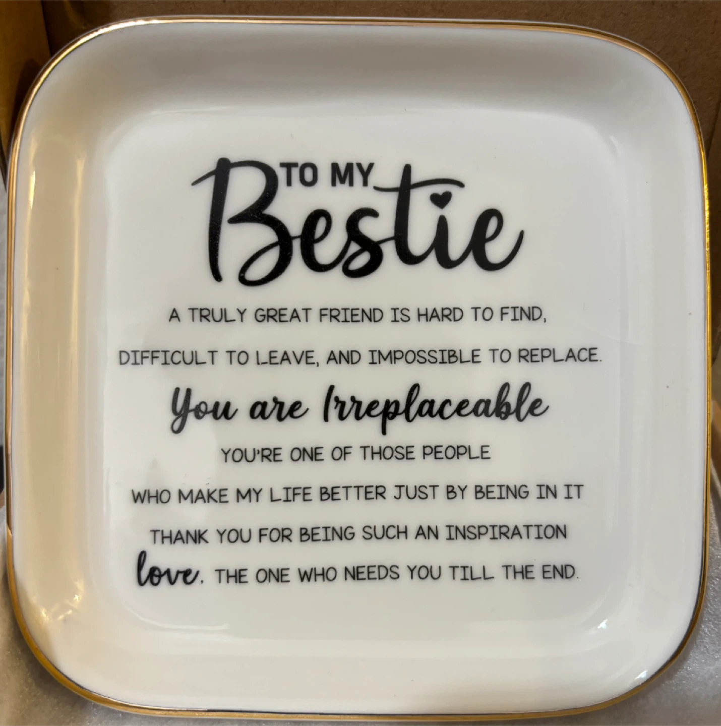 NEW Ceramic Trinket Dish for Bestie