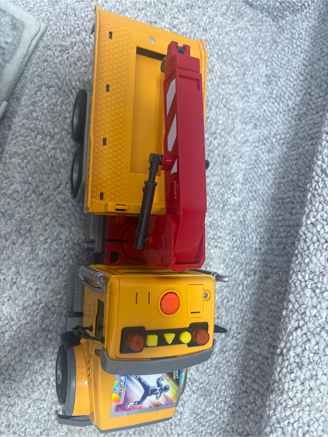 Yellow Crane Truck Toy