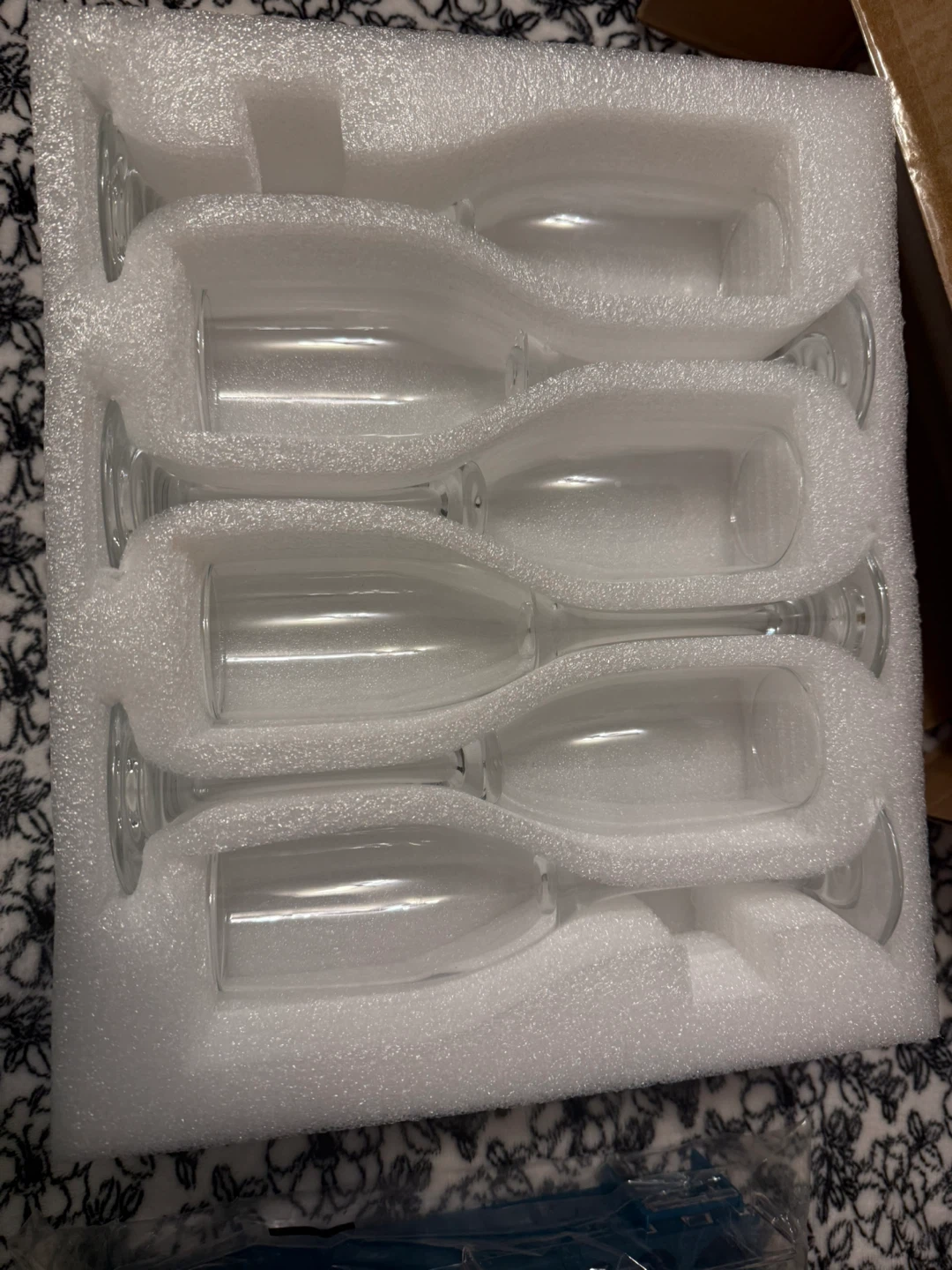 Set of 12 Clear Champagne Glass - photo 2