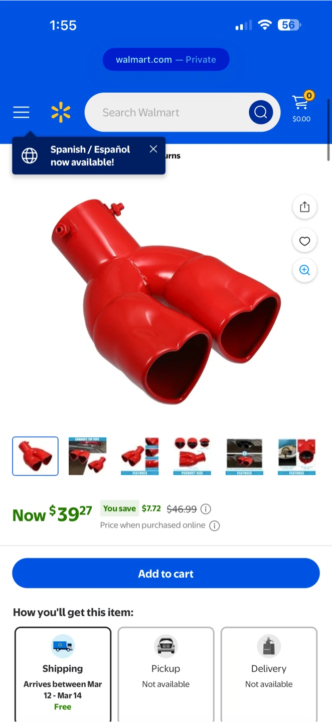 Red Heart Exhaust Tip - photo 4