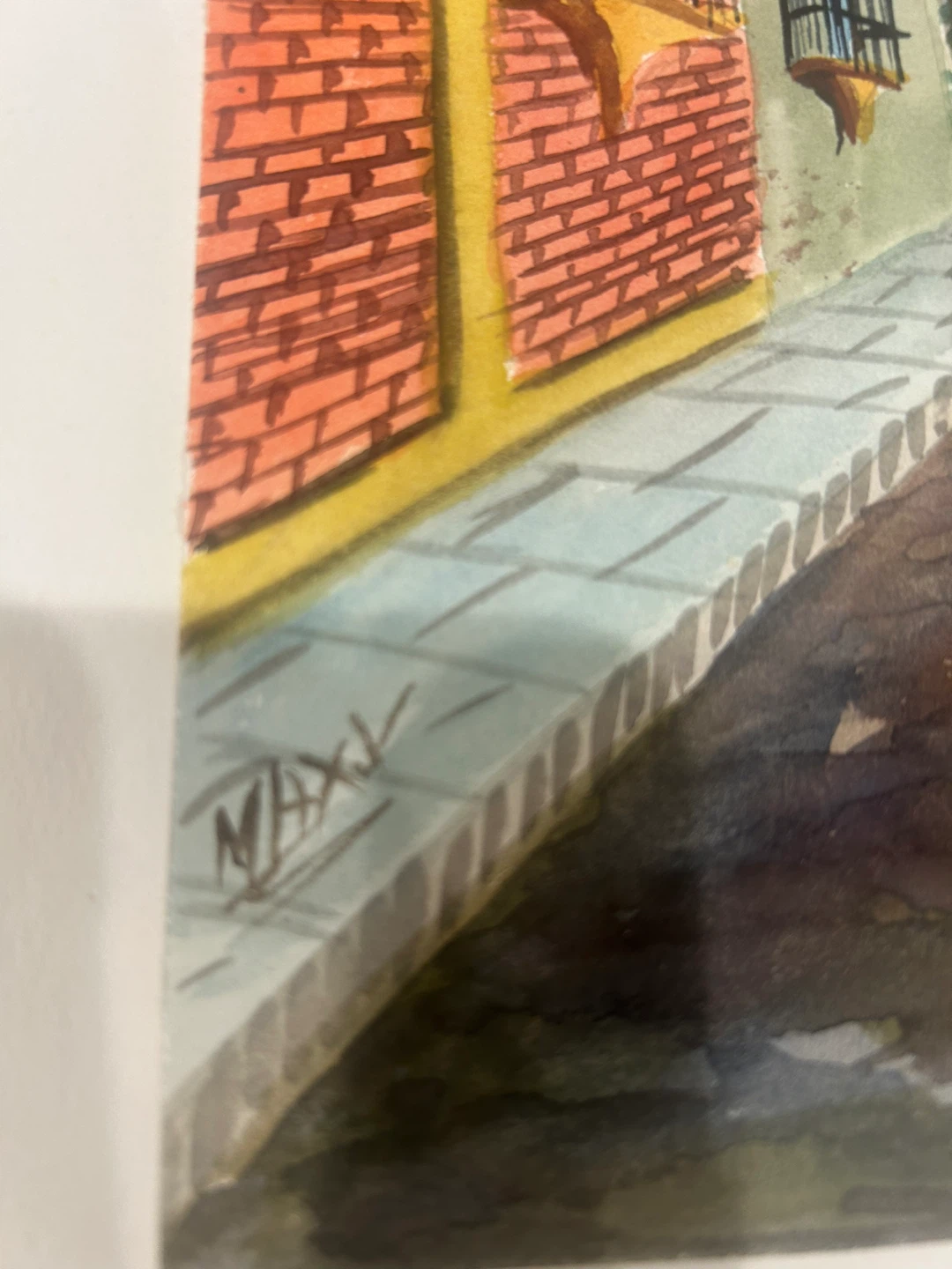 Original Watercolor Painting by Maxy - photo 4