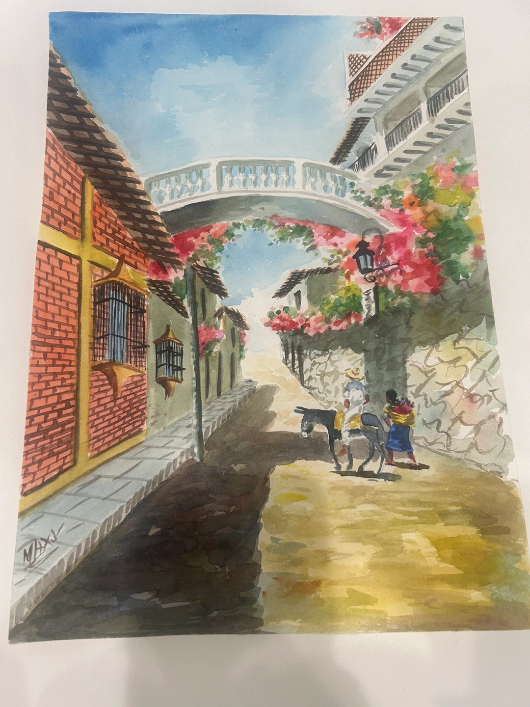 Original Watercolor Painting by Maxy - photo 5