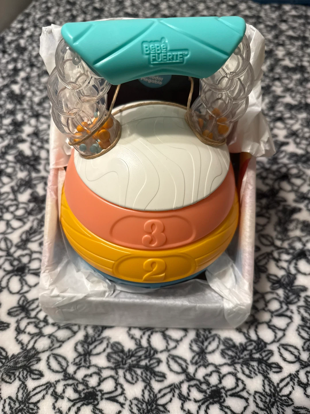 Bebe Fuerte Stack & Count Kettlebell Toy