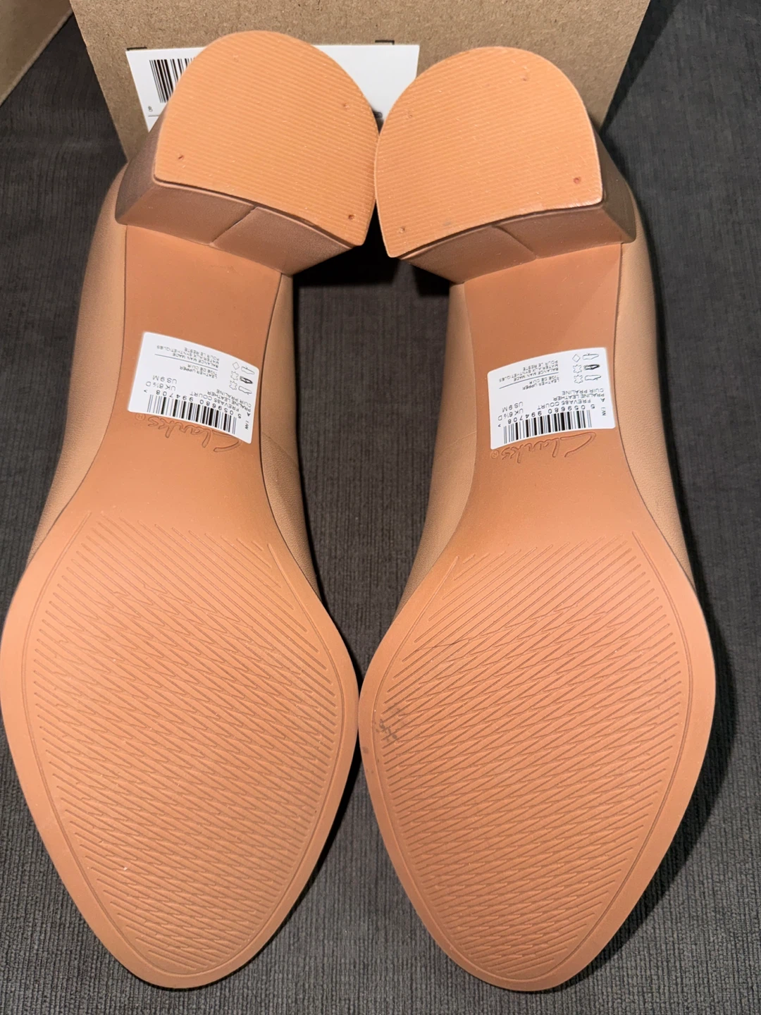 Clarks Women's Praline Leather Heeled Shoes Size 9 - photo 4