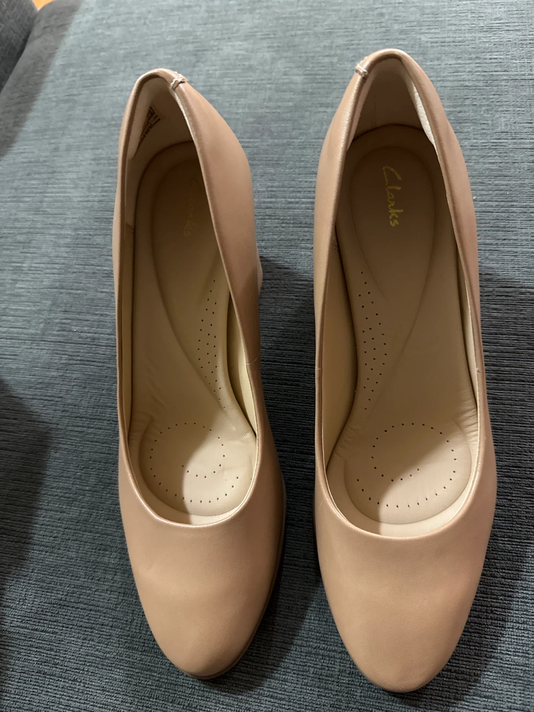 Clarks Women's Praline Leather Heeled Shoes Size 9 - photo 3