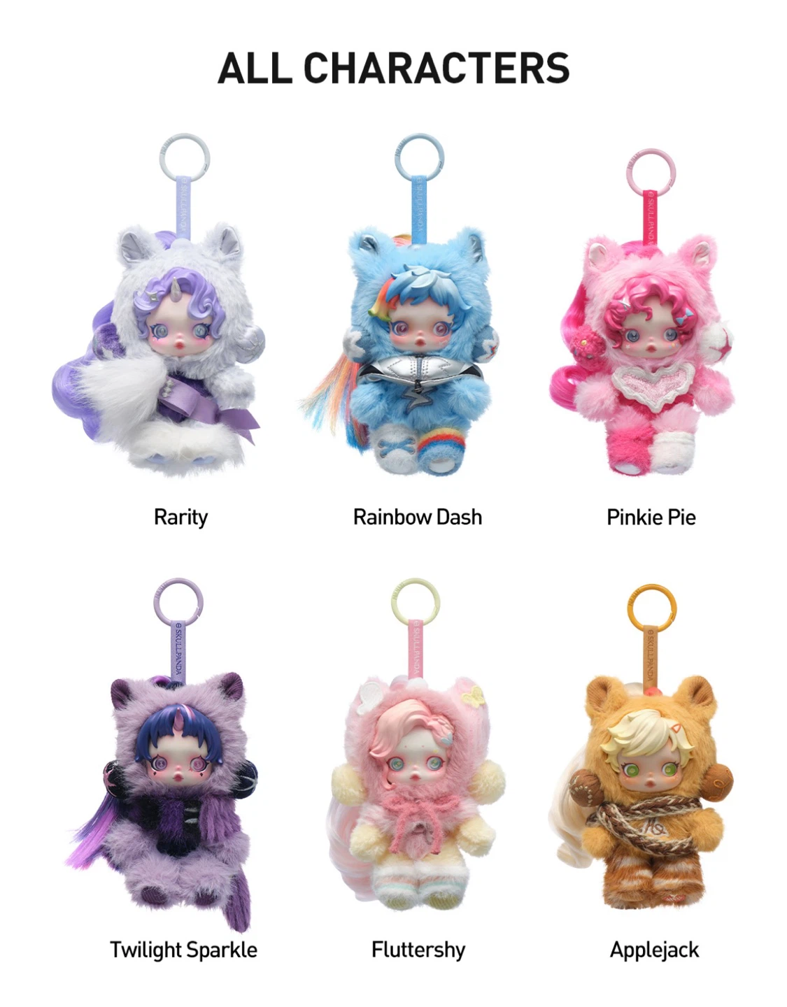 My Little Pony SKULLPANDA Plush Doll Pendant - photo 3