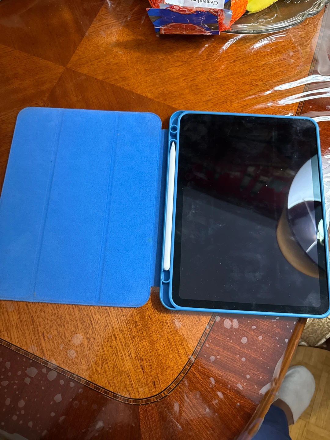 Apple iPad Air Blue with Case and Pencil Slot - photo 2