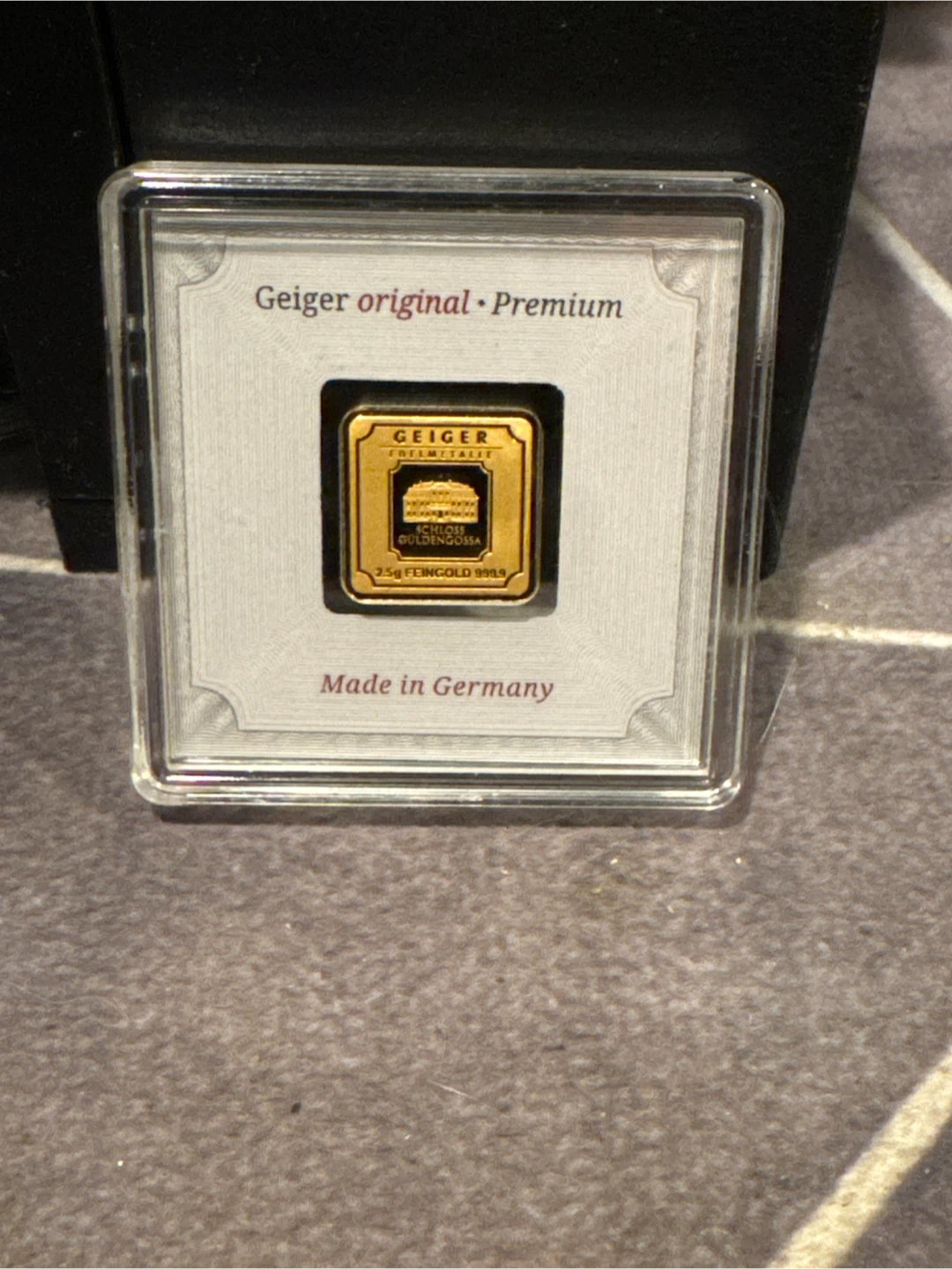Fast sale Geiger Premium 2.5g Gold Bar