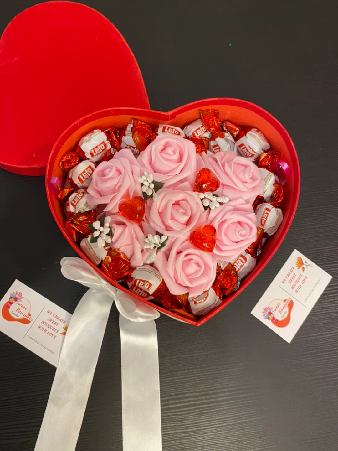 Candy Heard with Pink Roses - photo 3