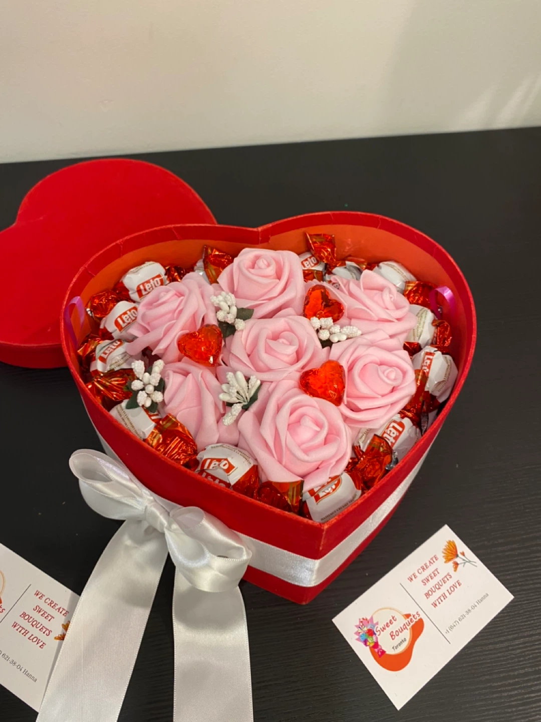 Candy Heard with Pink Roses - photo 2