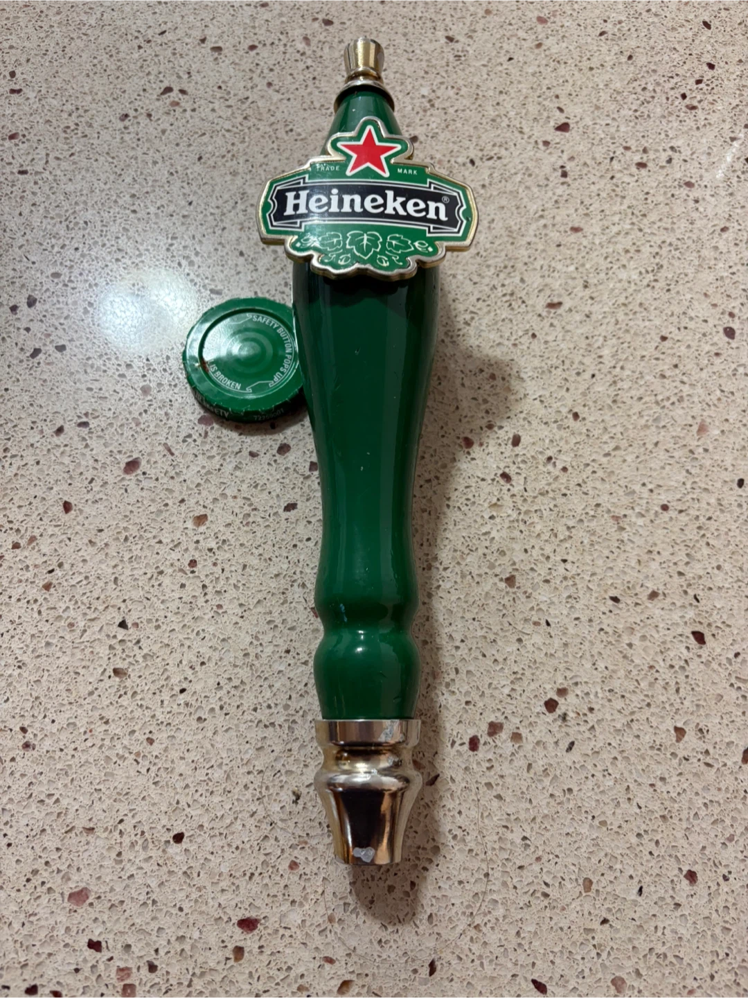 Vintage Heineken Beer Tap Handle