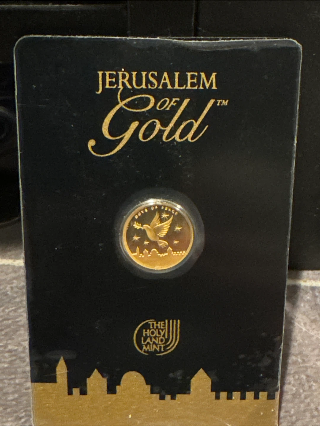 Fast sale 1.244g Jerusalem of Gold 1/25 oz coin
