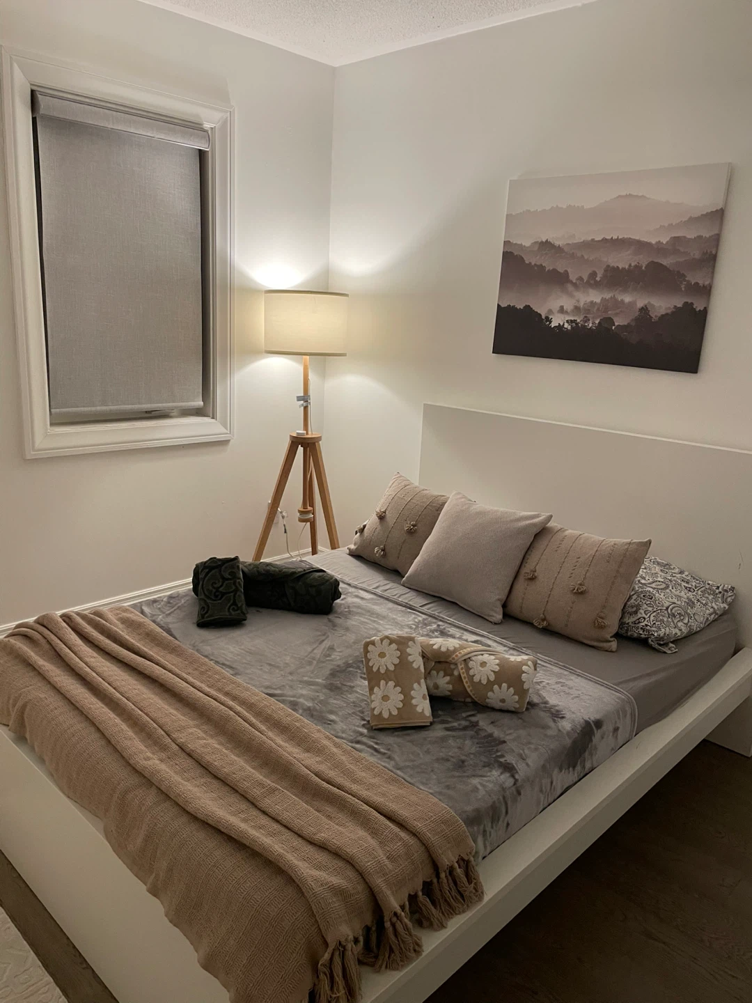 IKEA Queen Size Bed Frame with mattress