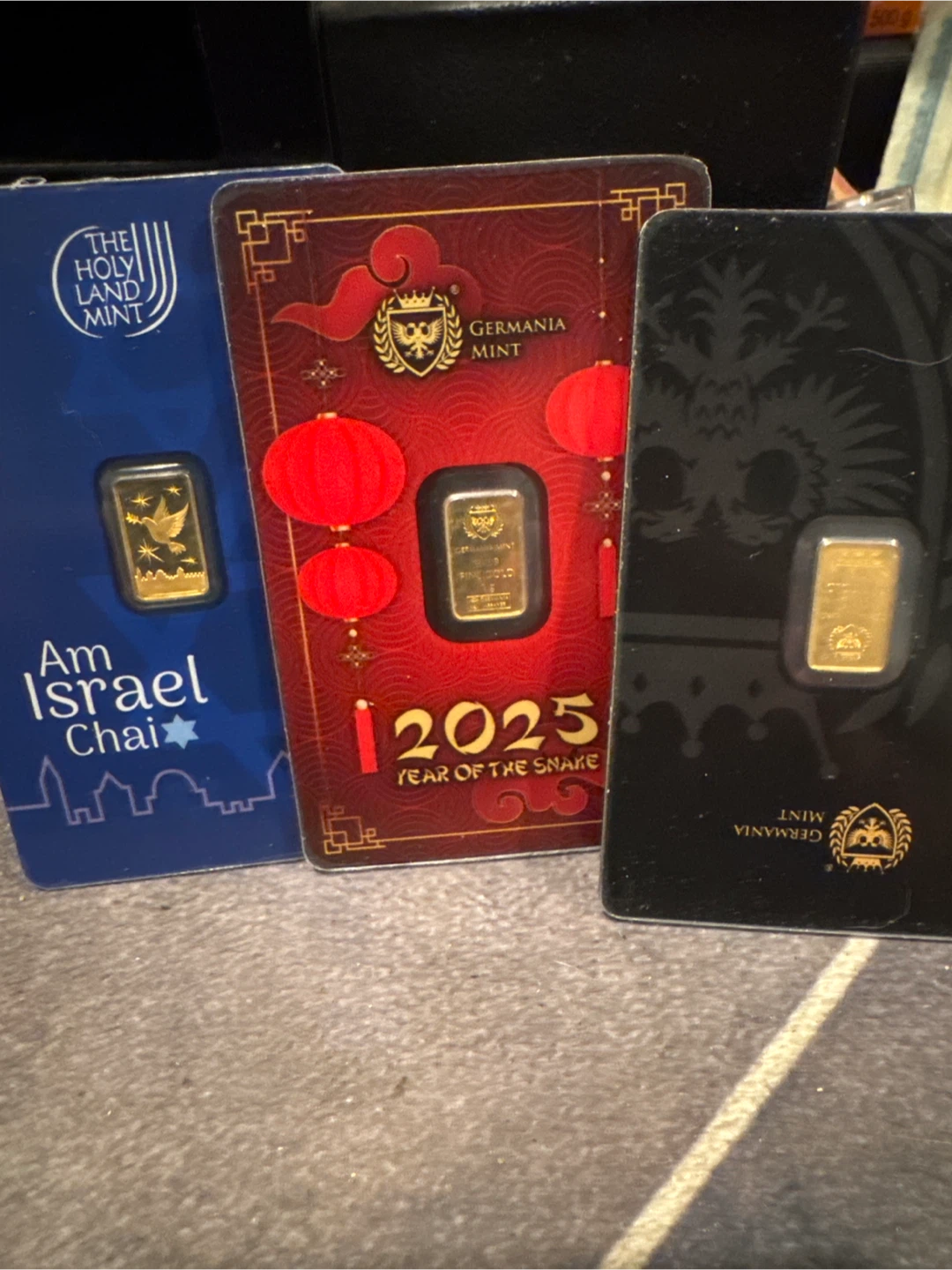 Fast sale X3 1g gold bars .999 limited editions
