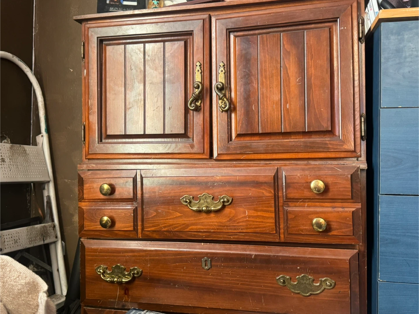 Wooden Armoire Dresser