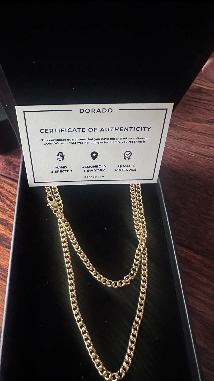 Dorado Gold Chain Necklace